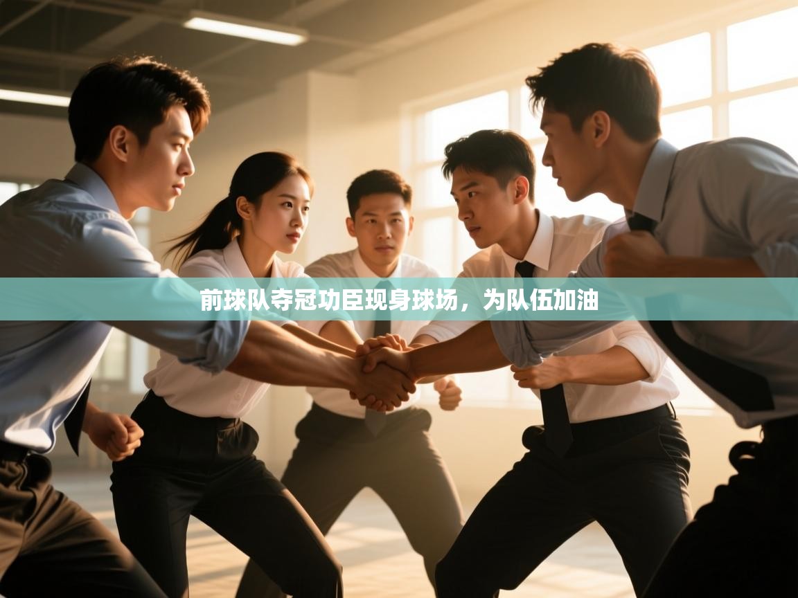 前球队夺冠功臣现身球场，为队伍加油